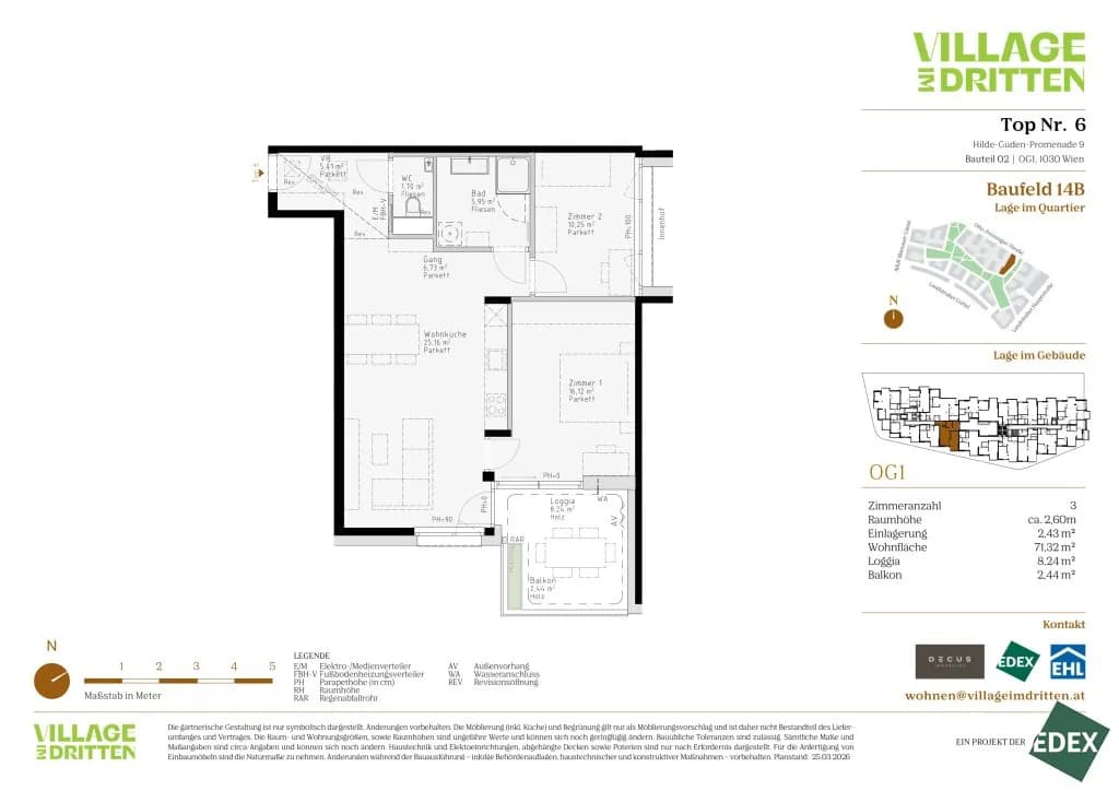 3-Zimmer-Wohnung kaufen in Wien – 71,76 m², € 509.000 – Bild 8 von 8