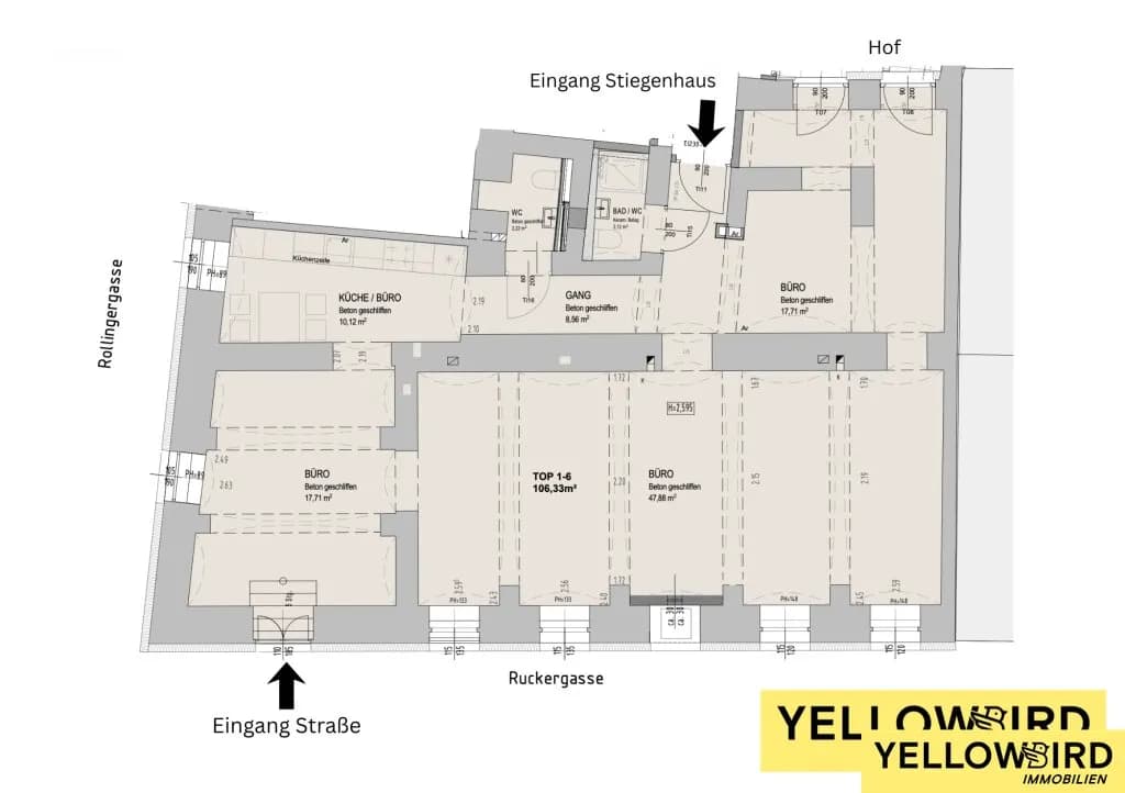 4-Zimmer-Gewerbeimmobilie mieten in Wien – 106 m², € 1.631 – Bild 18 von 18