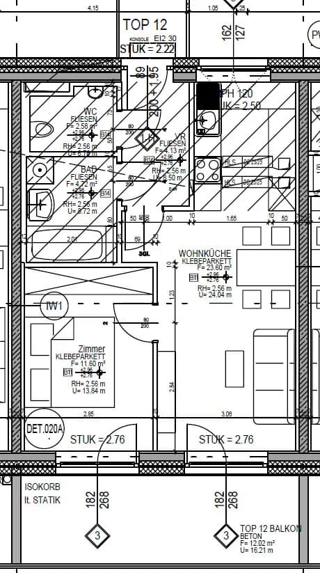2-Zimmer-Wohnung kaufen in Graz – 46,63 m², € 157.000 – Bild 9 von 9