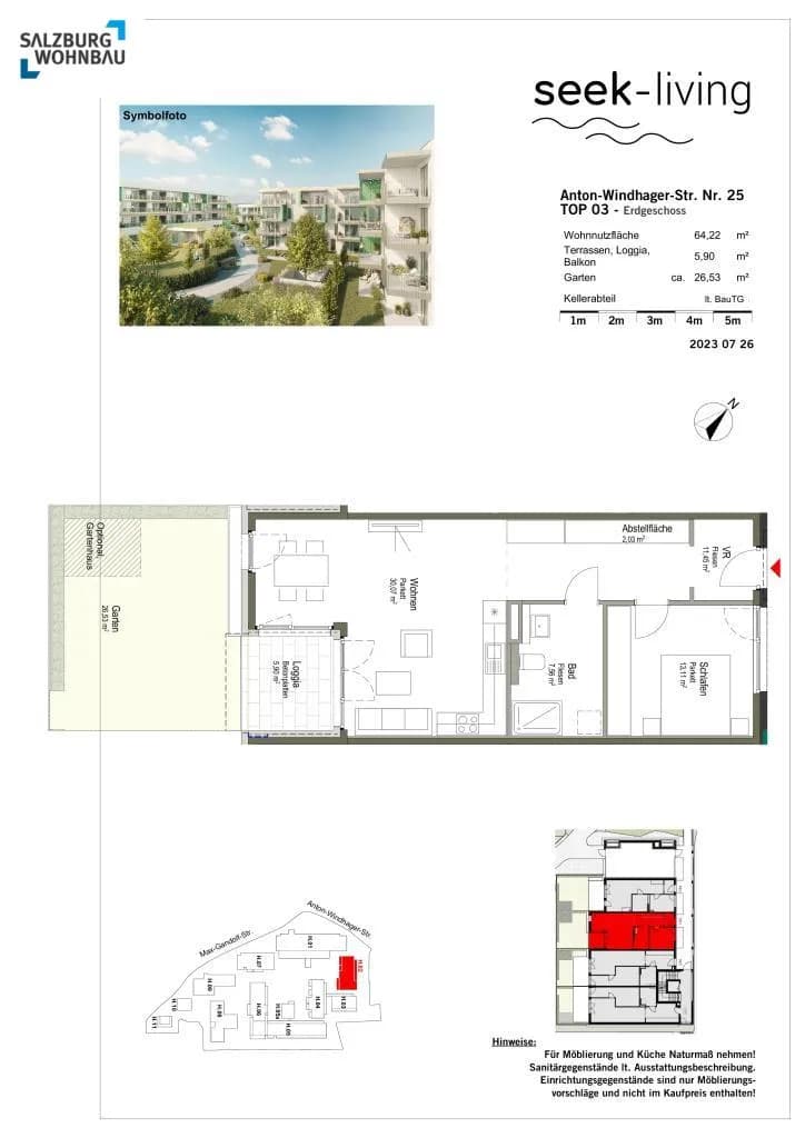 2-Zimmer-Wohnung kaufen in Salzburg-Umgebung – 70 m², € 421.400 – Bild 9 von 10