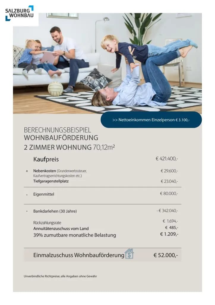 2-Zimmer-Wohnung kaufen in Salzburg-Umgebung – 70 m², € 421.400 – Bild 10 von 10