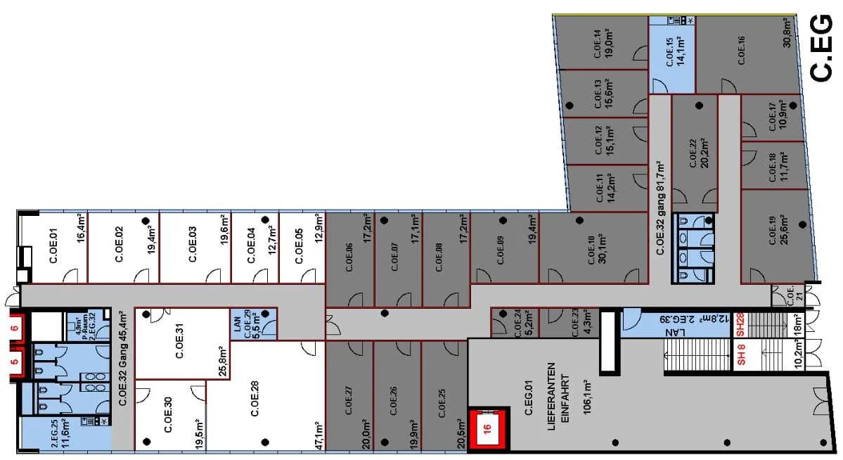 Gewerbeimmobilie mieten in Wien – 4 477 m², € 15 – Bild 10 von 23