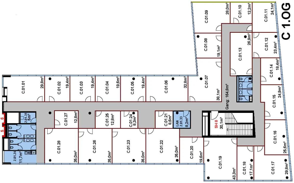 Gewerbeimmobilie mieten in Wien – 4 477 m², € 15 – Bild 11 von 23