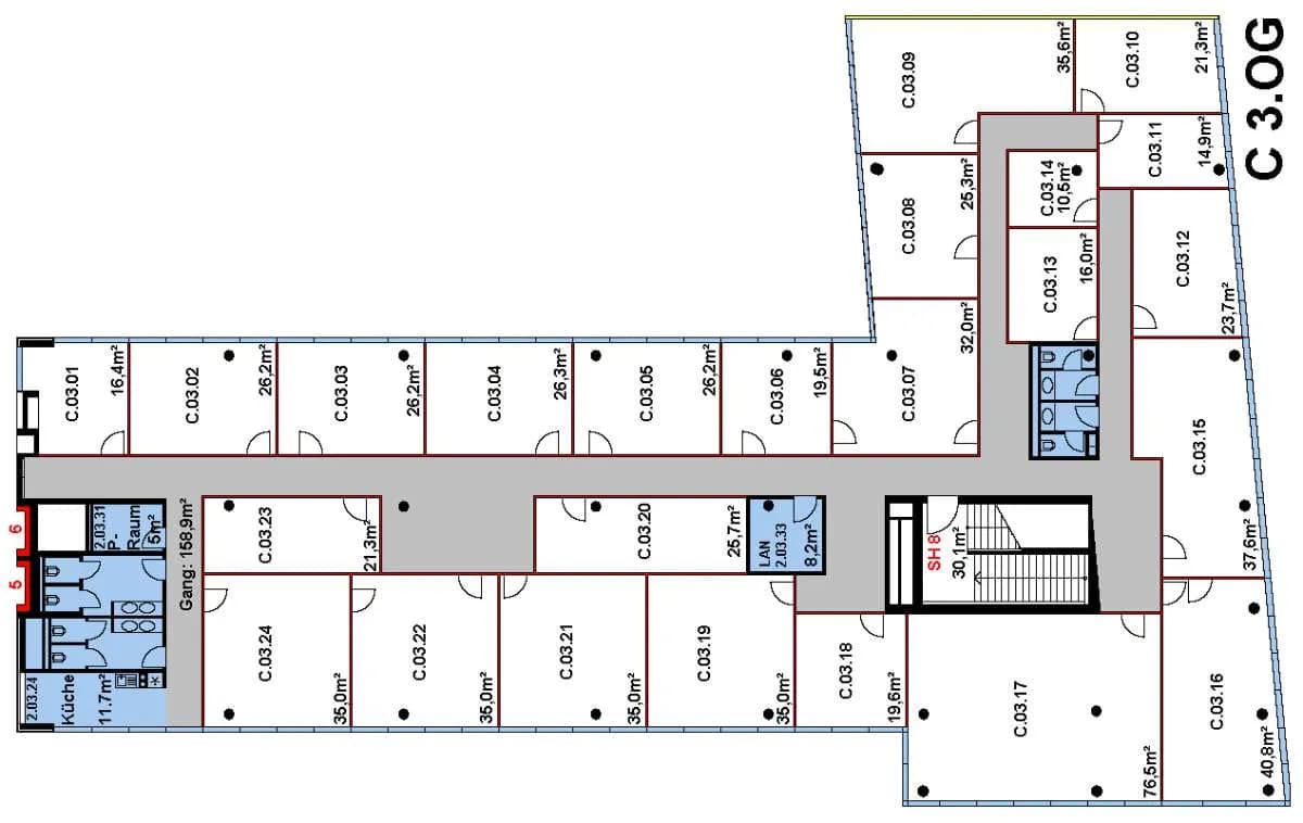Gewerbeimmobilie mieten in Wien – 4 477 m², € 15 – Bild 13 von 23