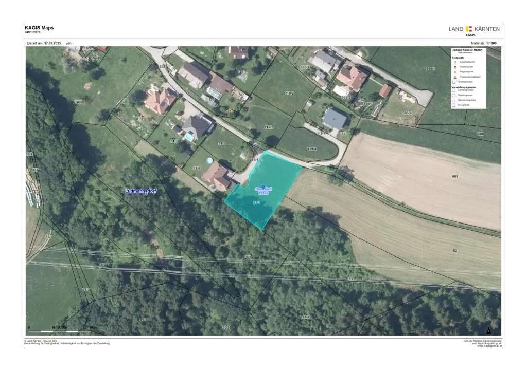 Grundstück kaufen in Klagenfurt Land – 1 850 m², € 128.000 – Bild 9 von 10