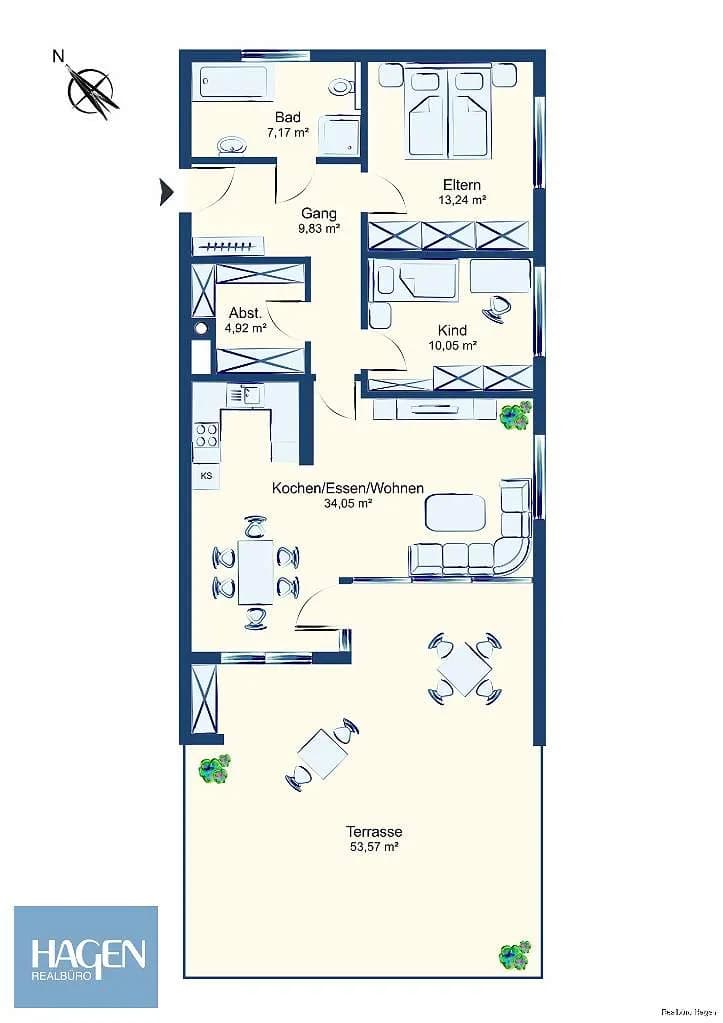 3-Zimmer-Wohnung kaufen in Dornbirn – 78,85 m², € 415.000 – Bild 8 von 9