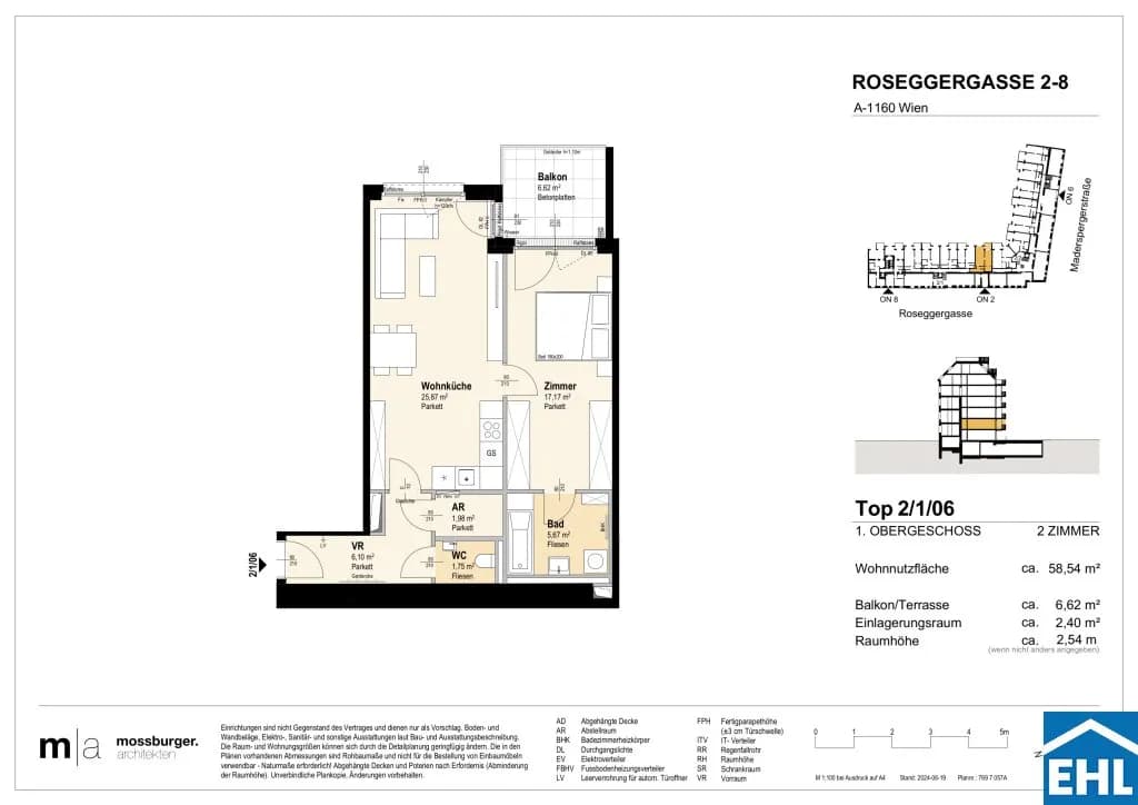 Immobilie kaufen in Wien – 58,54 m², € 315.600 – Bild 13 von 13