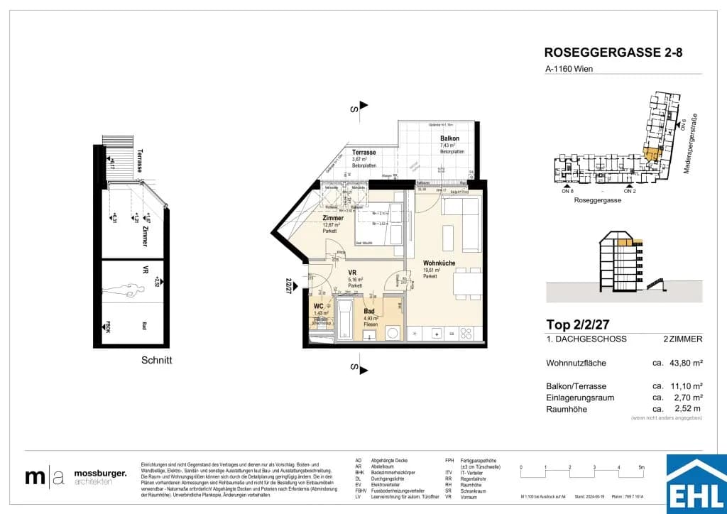 Immobilie kaufen in Wien – 43,8 m², € 345.000 – Bild 13 von 13