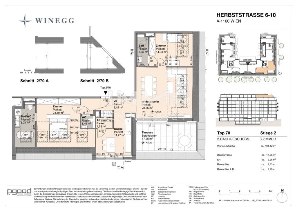 3-Zimmer-Wohnung kaufen in Wien – 101,44 m², € 863.100 – Bild 8 von 8