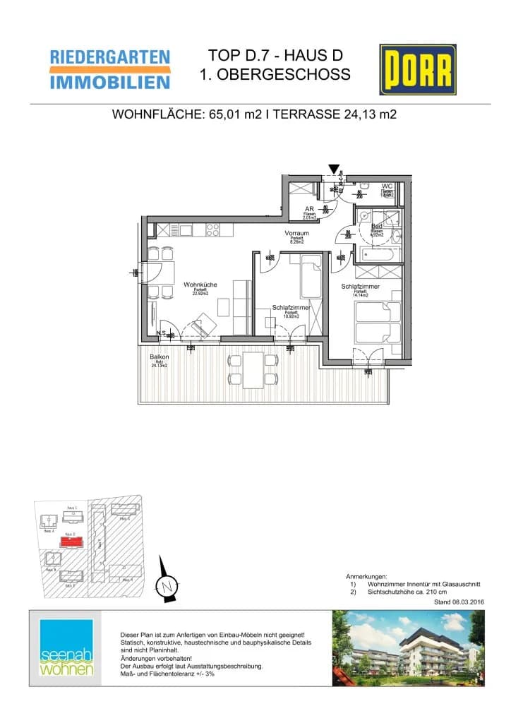 3-Zimmer-Wohnung kaufen in Klagenfurt – 65 m², € 340.000 – Bild 12 von 13