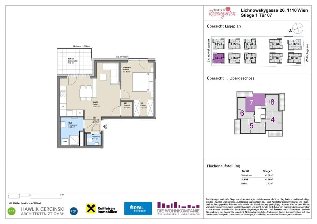 Immobilie kaufen in Wien – 47,64 m², € 229.338 – Bild 7 von 8