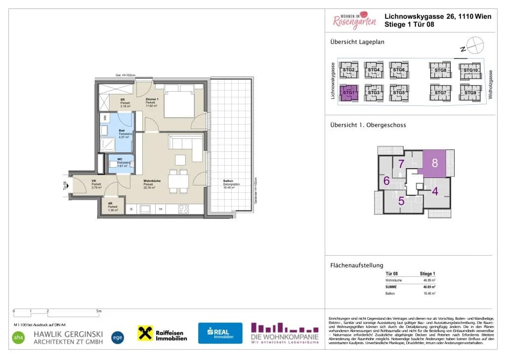 Immobilie kaufen in Wien – 46,89 m², € 251.193 – Bild 7 von 8