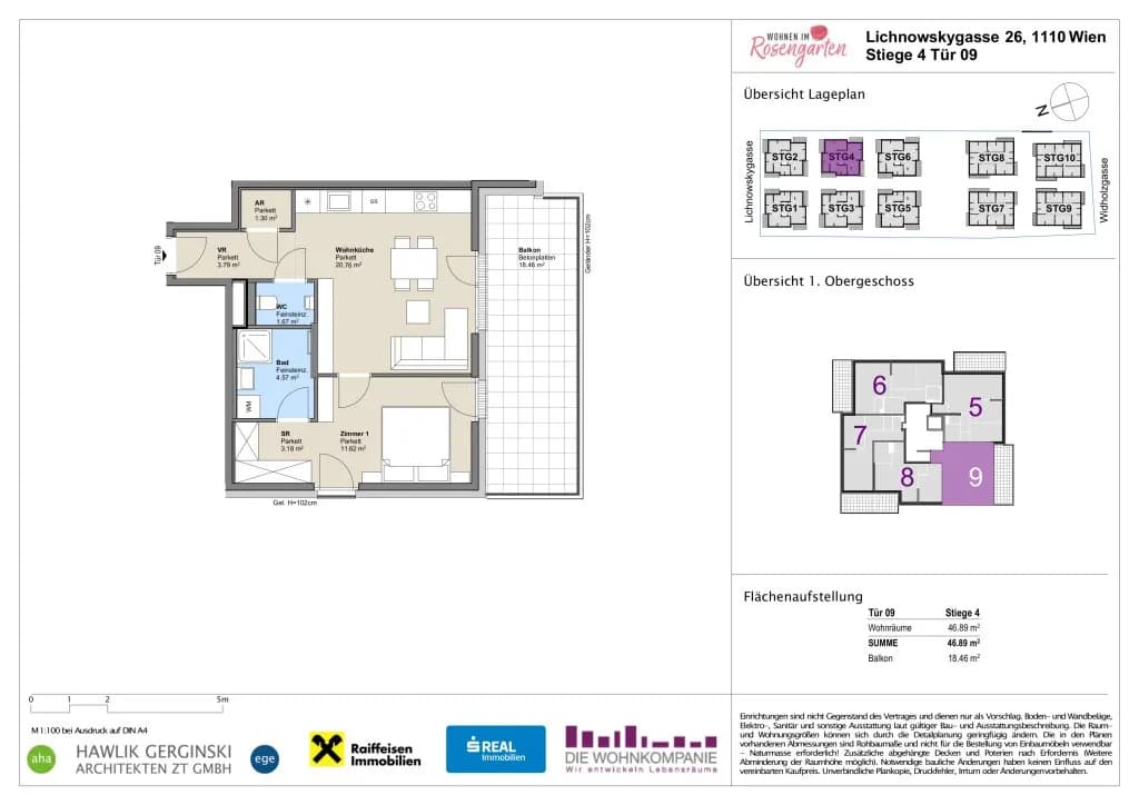 Immobilie kaufen in Wien – 46,89 m², € 254.820 – Bild 7 von 8
