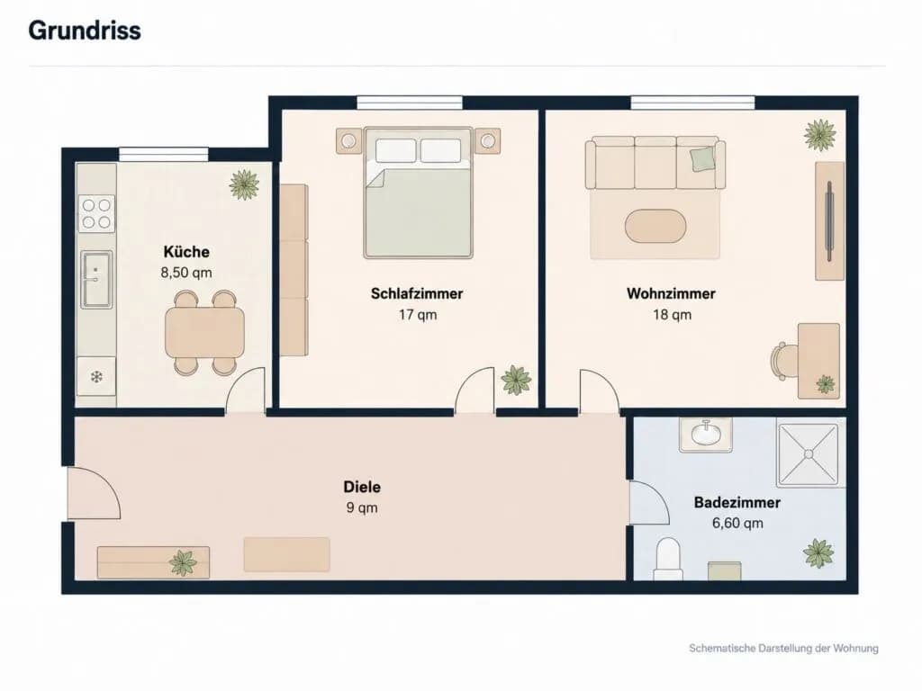 2-Zimmer-Wohnung kaufen in Wien – 59,66 m², € 209.000 – Bild 9 von 9