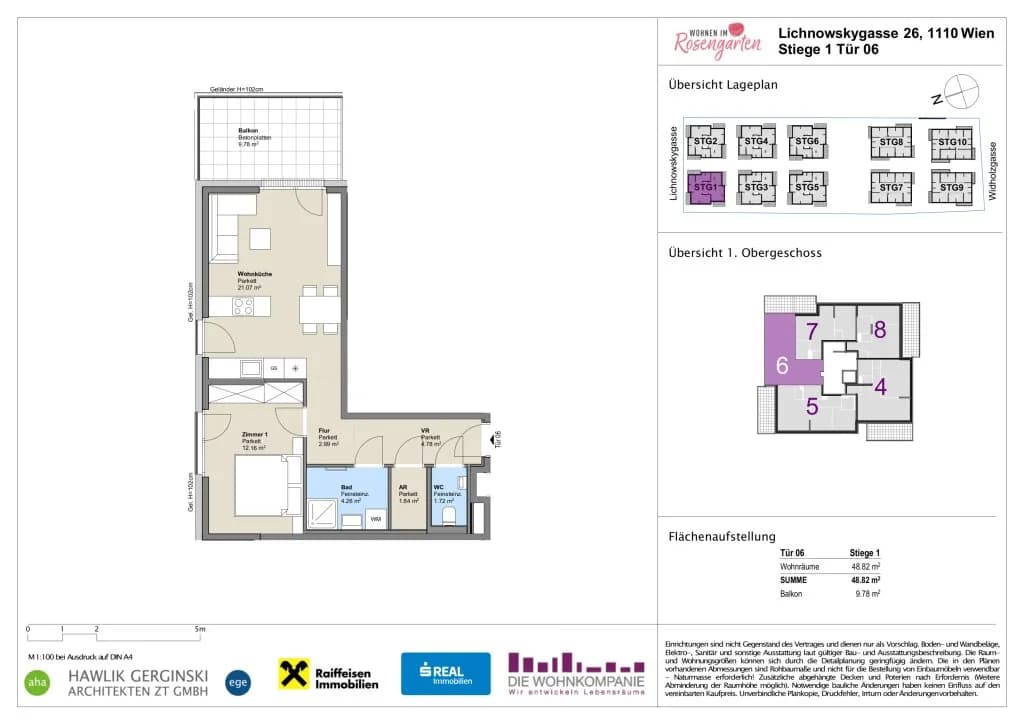 Immobilie kaufen in Wien – 48,93 m², € 238.545 – Bild 7 von 8