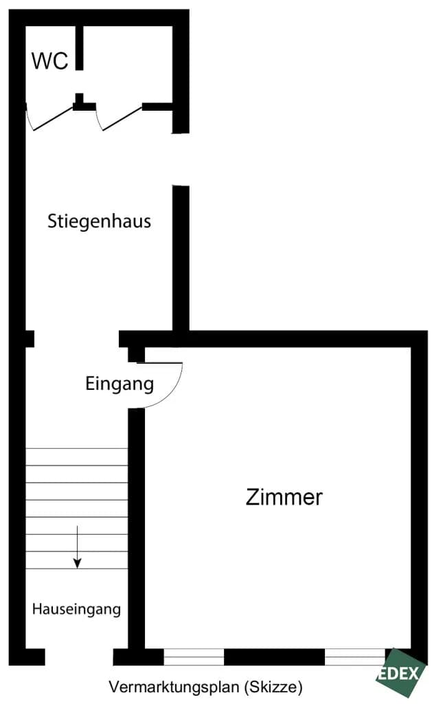 1-Zimmer-Wohnung kaufen in Wien – 27,91 m², € 99.000 – Bild 11 von 12