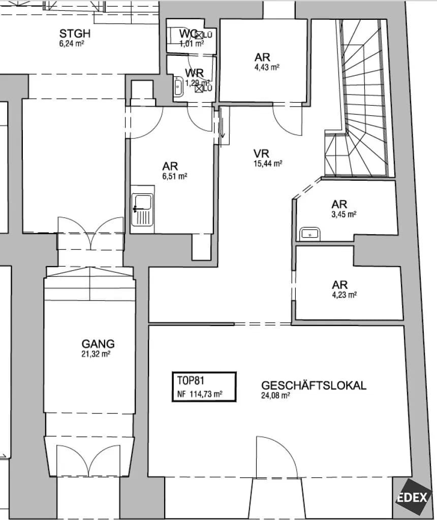 Gewerbeimmobilie kaufen in Wien – 115 m², € 500.000 – Bild 3 von 4