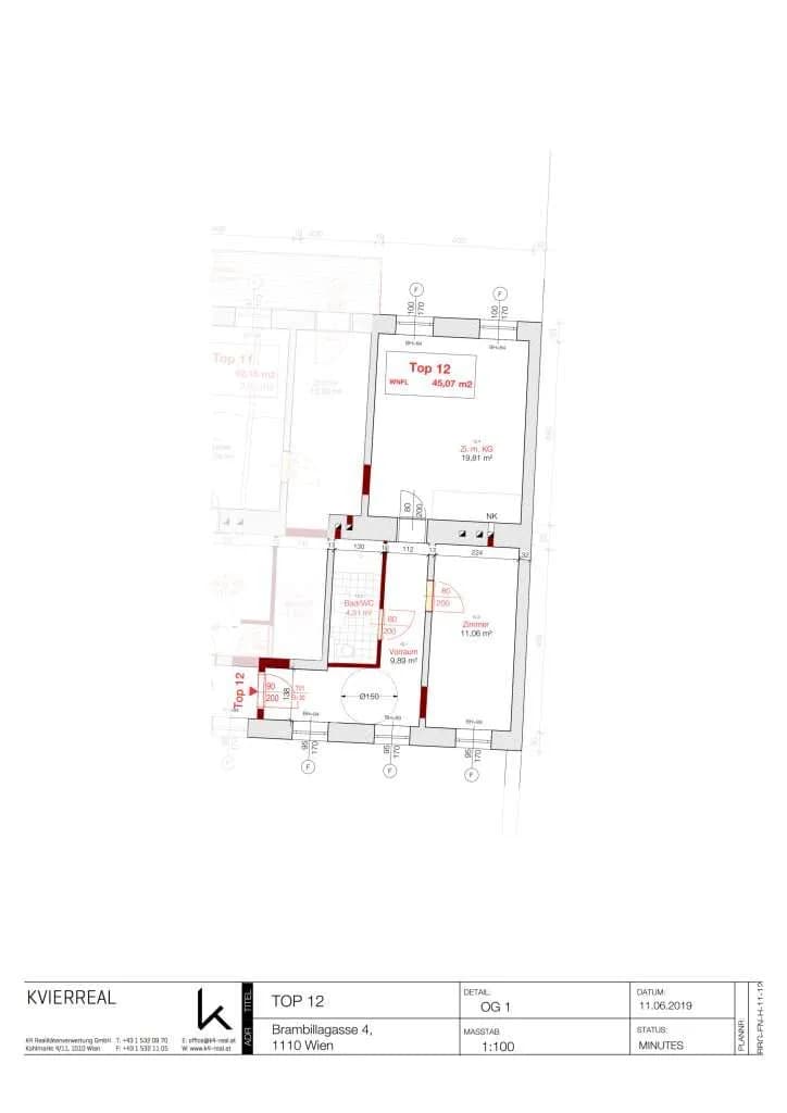 2-Zimmer-Wohnung kaufen in Wien – 45 m², € 169.000 – Bild 13 von 13