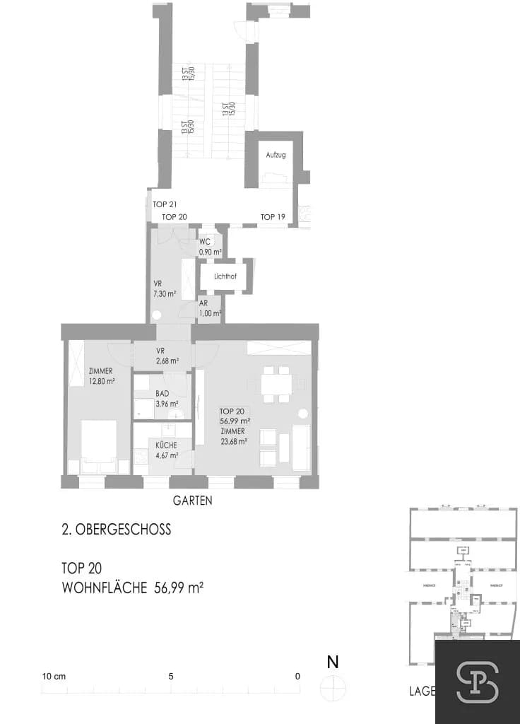 2-Zimmer-Wohnung kaufen in Wien – 56,99 m², € 479.000 – Bild 17 von 17