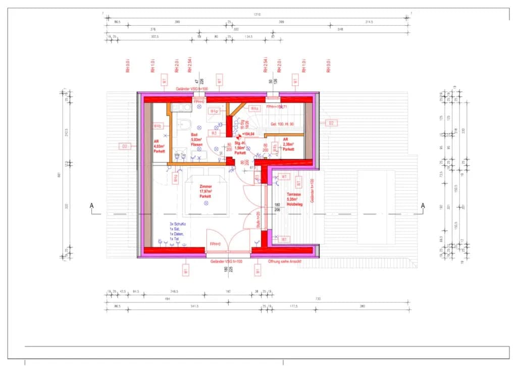 7-Zimmer-Haus mieten in Wien – 191 m², € 4.400 – Bild 17 von 18