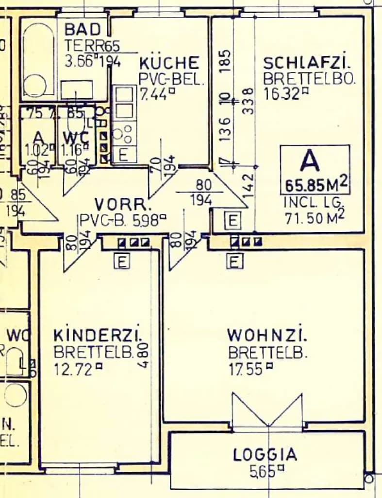3-Zimmer-Wohnung mieten in Sankt Pölten Land – 71,17 m², € 1.114 – Bild 9 von 9