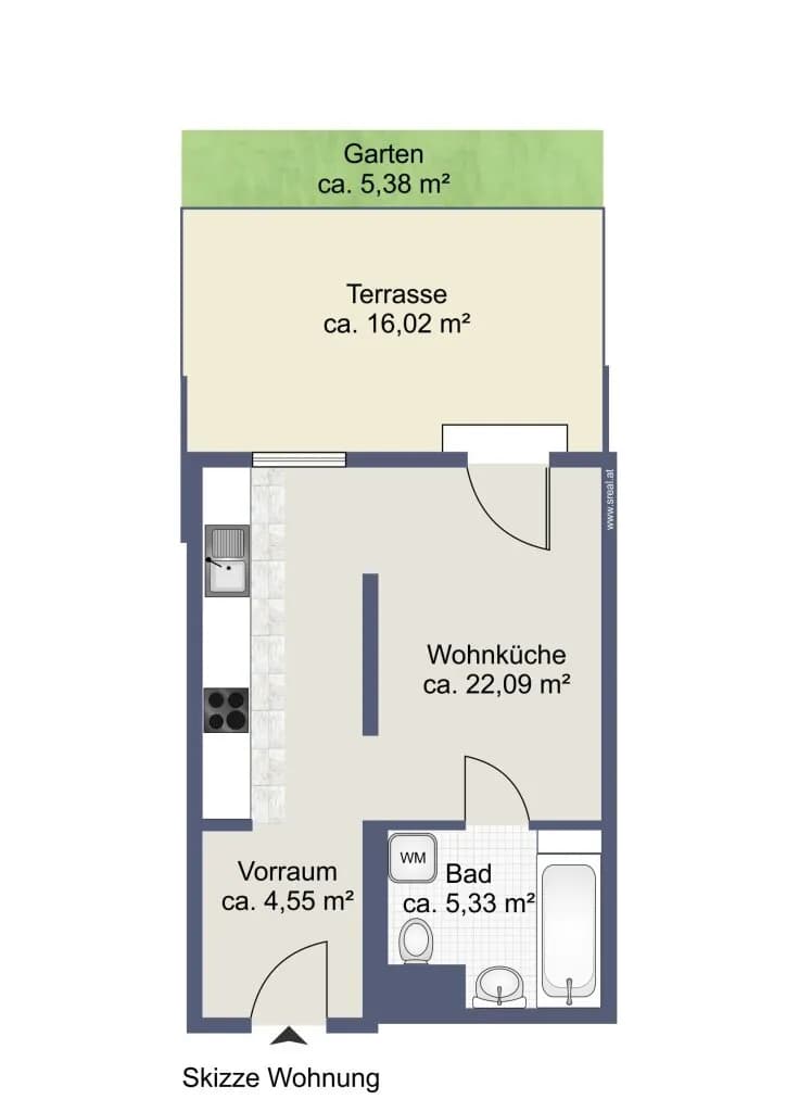 1-Zimmer-Wohnung kaufen in Wien – 32 m², € 179.000 – Bild 10 von 11