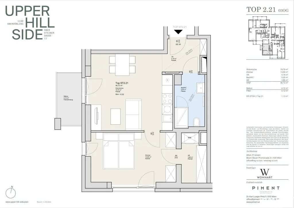 2-Zimmer-Wohnung kaufen in Wien – 46,72 m², € 470.000 – Bild 14 von 14