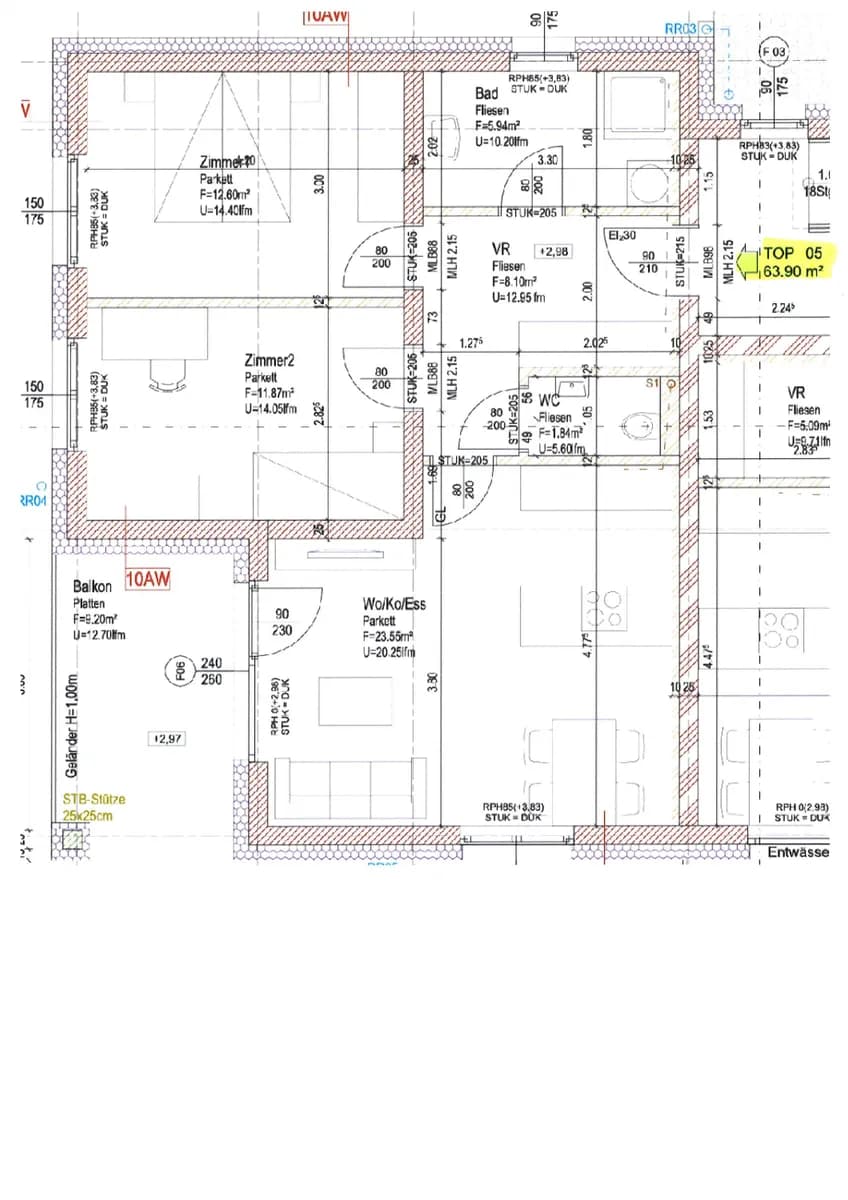 Wohnung mieten in Graz – 63,9 m², € 950 – Bild 10 von 13