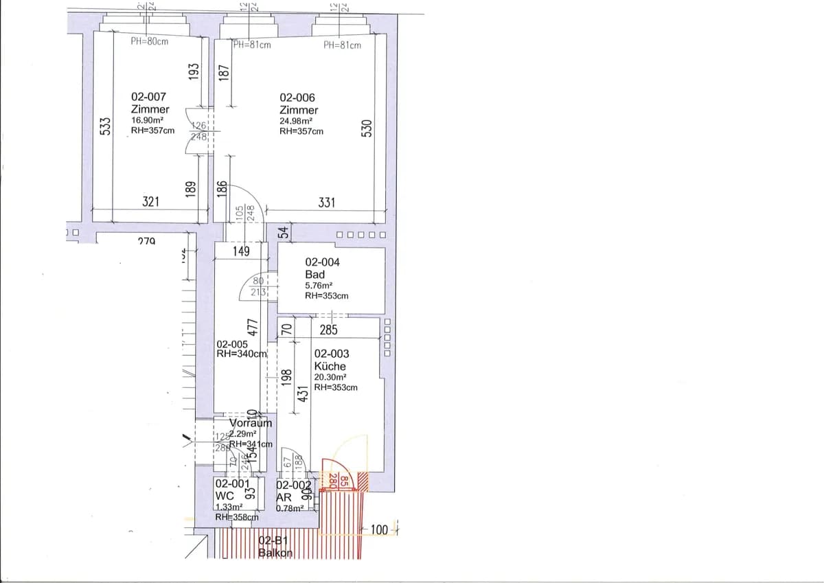 2-Zimmer-Wohnung mieten in Graz – 78,14 m², € 1.109 – Bild 7 von 17