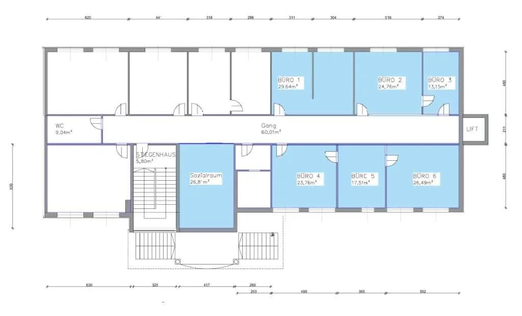 6-Zimmer-Gewerbeimmobilie mieten in Graz – 211 m², € 1.958 – Bild 7 von 7