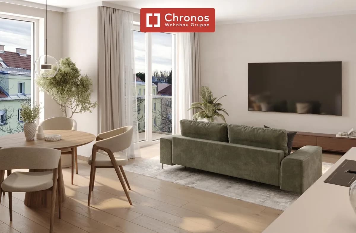 2-Zimmer-Wohnung kaufen in Wien – 52,55 m², € 318.400 – Bild 1 von 5