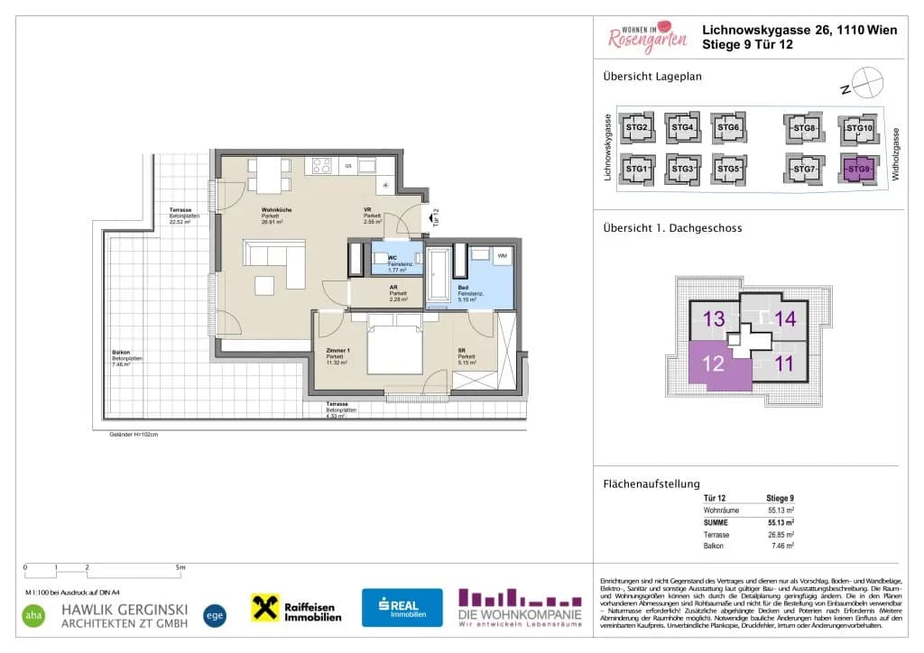 Immobilie kaufen in Wien – 55,18 m², € 296.763 – Bild 7 von 8