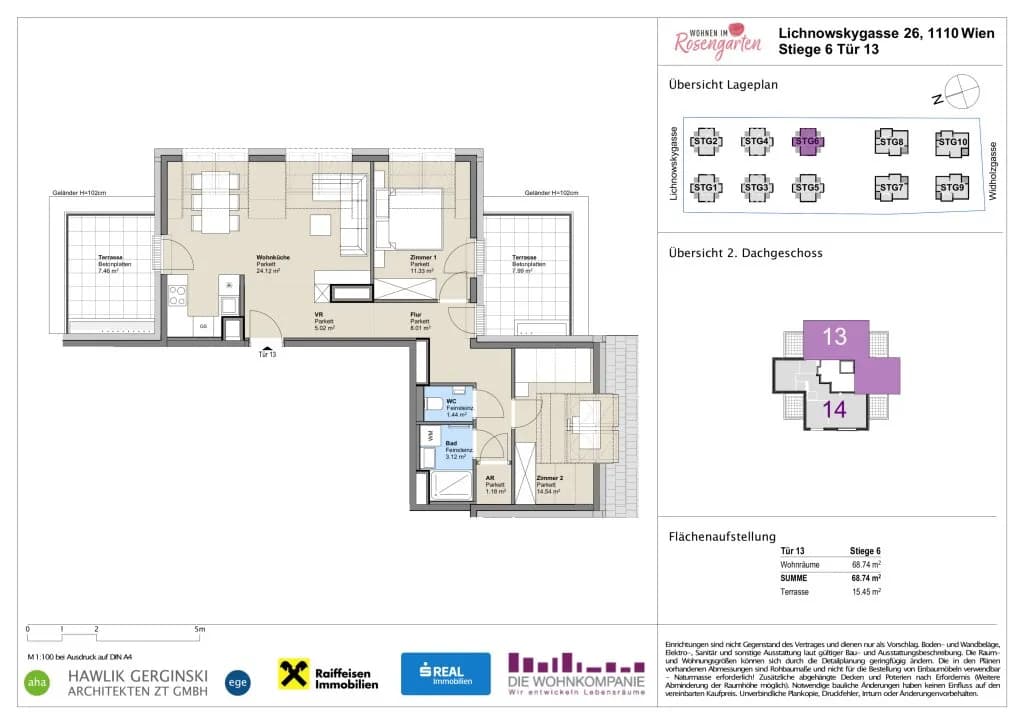 Immobilie kaufen in Wien – 68,62 m², € 331.080 – Bild 8 von 9
