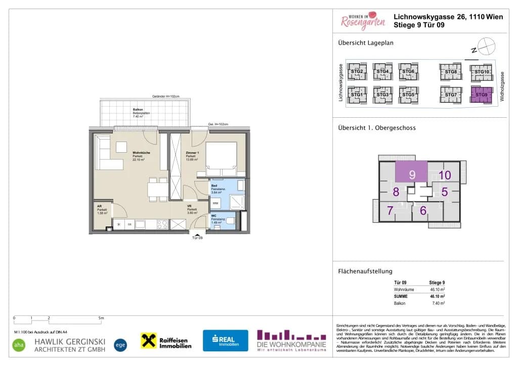 Immobilie kaufen in Wien – 46,1 m², € 204.786 – Bild 7 von 8
