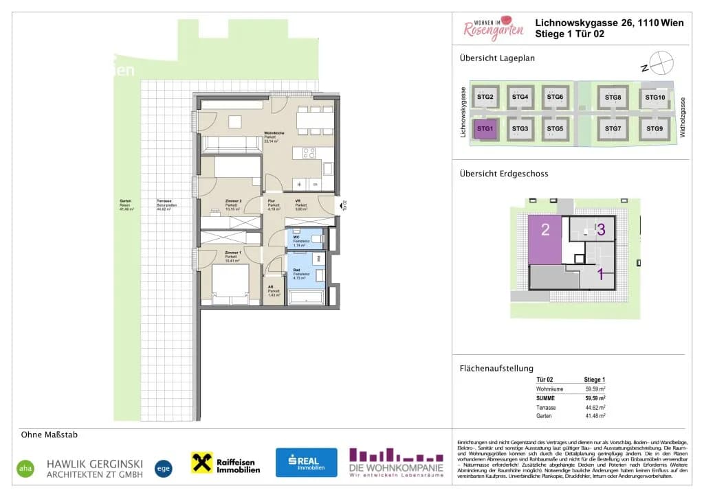 Immobilie kaufen in Wien – 59,59 m², € 362.328 – Bild 7 von 8