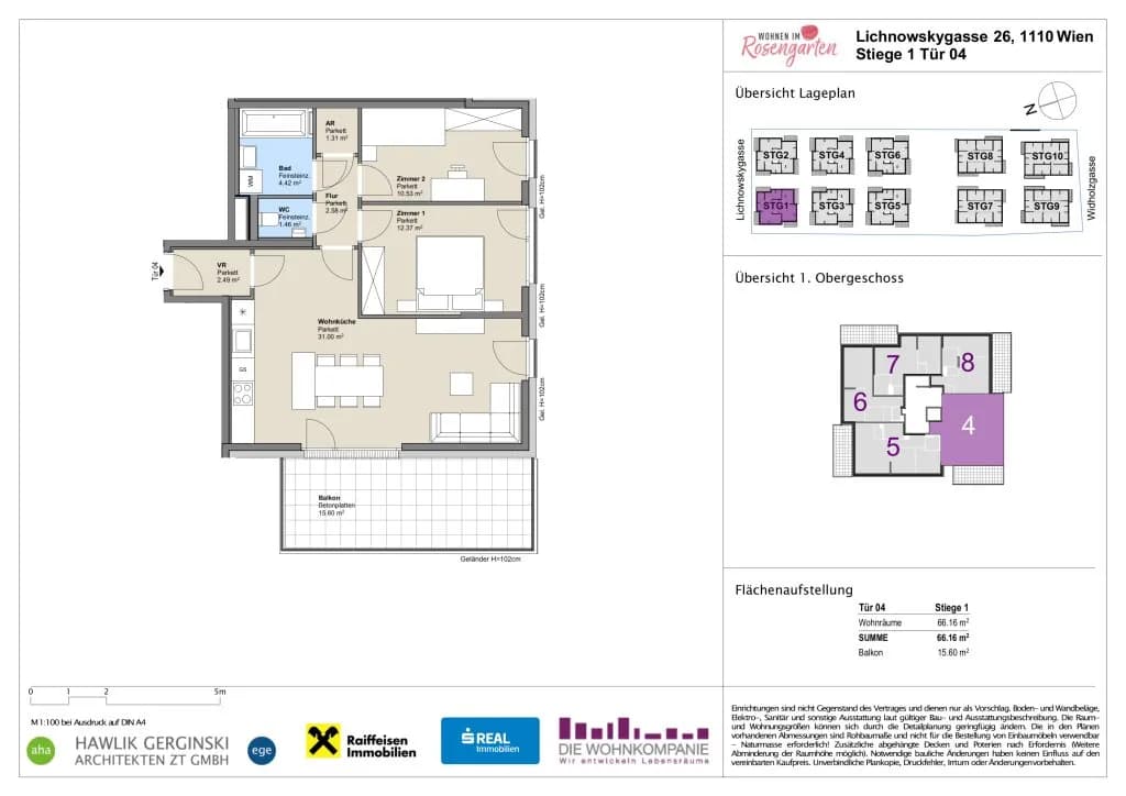 Immobilie kaufen in Wien – 66,16 m², € 345.402 – Bild 7 von 8