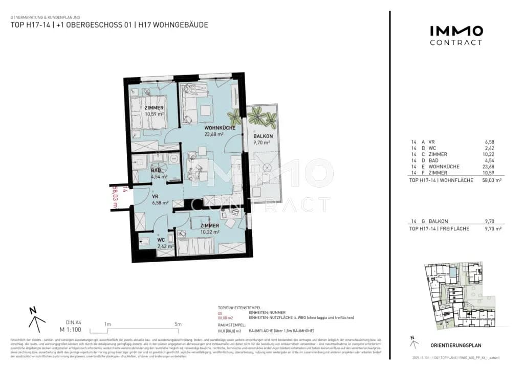 3-Zimmer-Wohnung kaufen in Wien – 58,03 m², € 420.500 – Bild 10 von 10