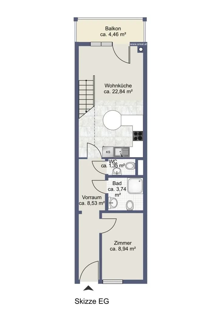 3-Zimmer-Wohnung kaufen in Leibnitz – 68 m², € 165.000 – Bild 14 von 15