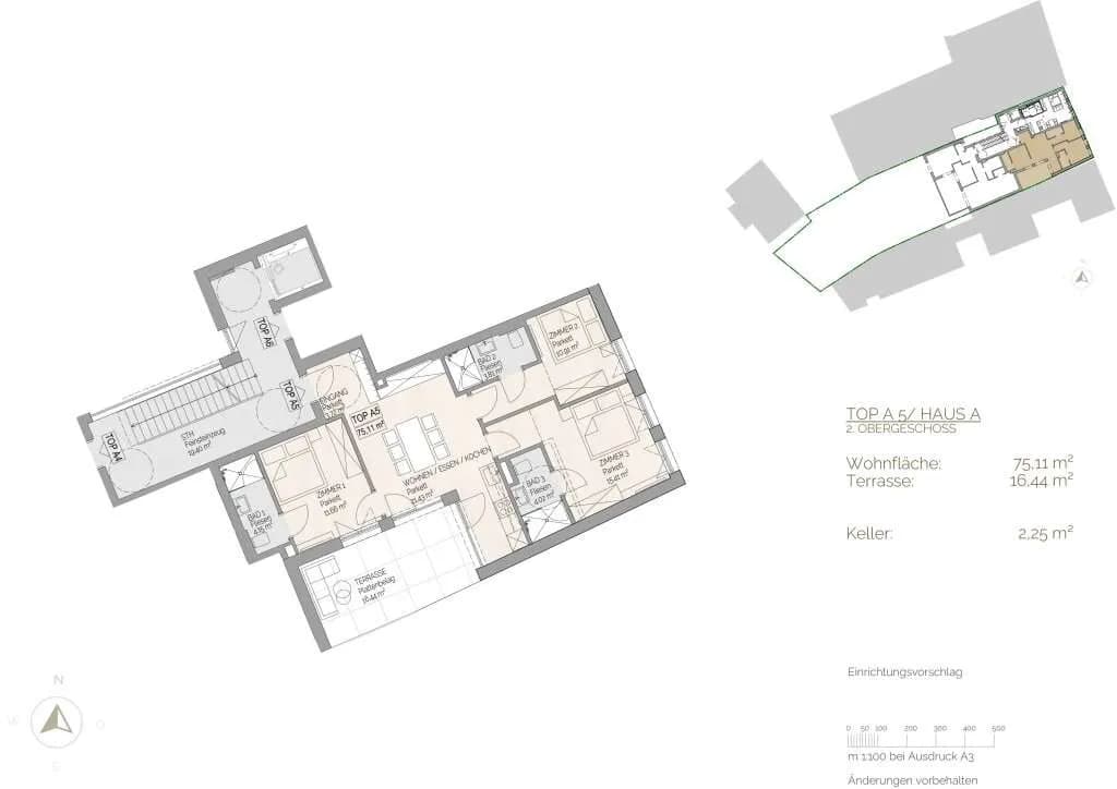 3-Zimmer-Wohnung kaufen in Vöcklabruck – 75,11 m², € 520.000 – Bild 3 von 10