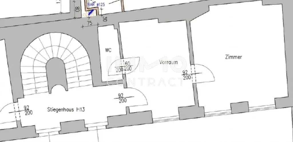 1-Zimmer-Wohnung mieten in Baden – 38,76 m², € 575 – Bild 6 von 6