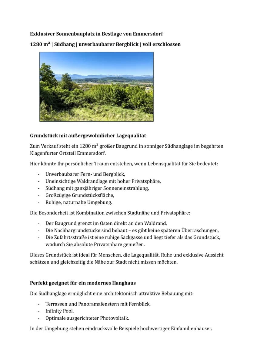 Grundstück kaufen in Klagenfurt – 1 280 m², € 410.000 – Bild 8 von 12
