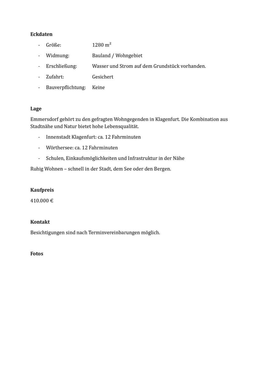 Grundstück kaufen in Klagenfurt – 1 280 m², € 410.000 – Bild 9 von 12