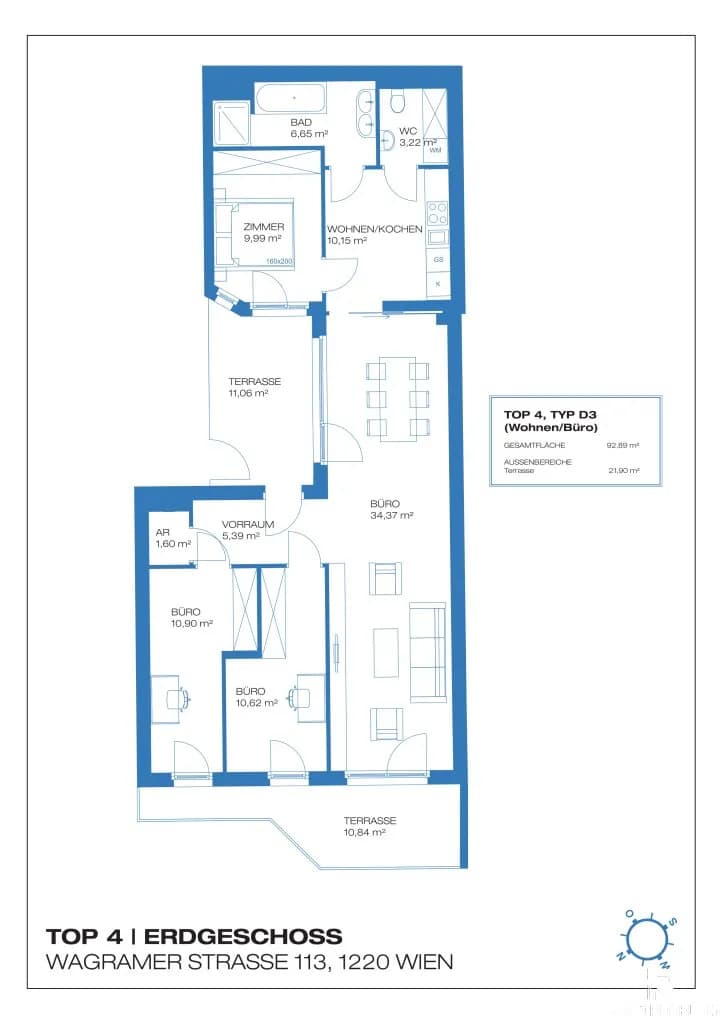 4-Zimmer-Wohnung kaufen in Wien – 92,89 m², € 580.713 – Bild 14 von 14