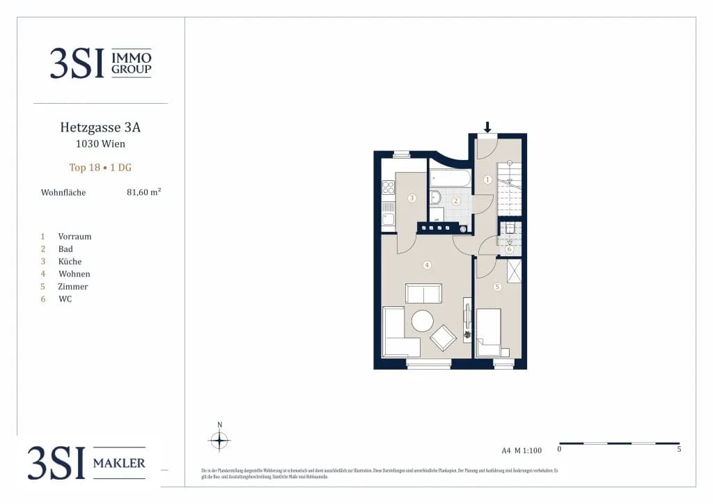 3-Zimmer-Wohnung kaufen in Wien – 81,6 m², € 675.000 – Bild 16 von 17