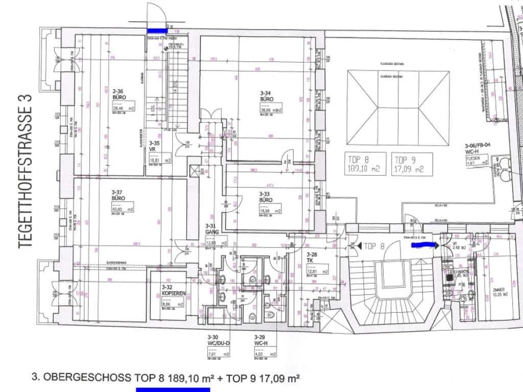 23-Zimmer-Gewerbeimmobilie mieten in Wien – 828 m², € 18.625 – Bild 23 von 24