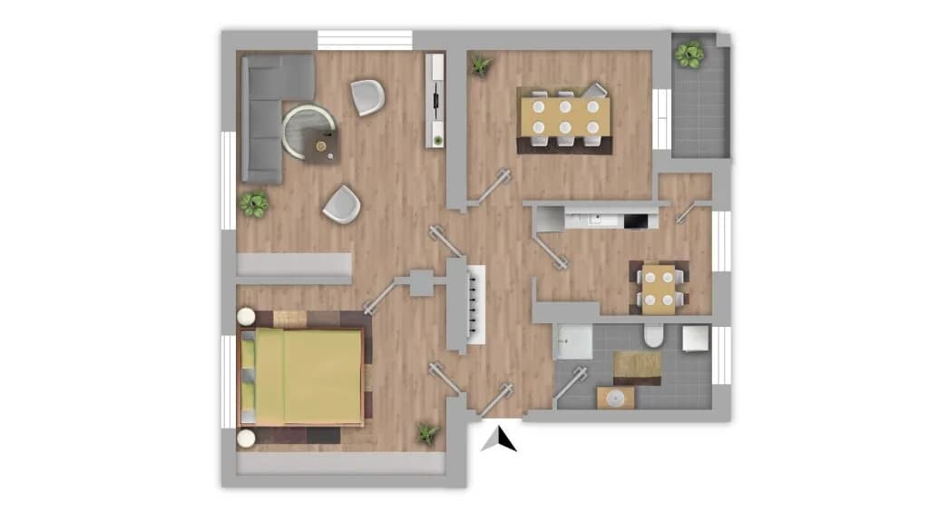 3-Zimmer-Wohnung kaufen in Wels – 73,63 m², € 145.000 – Bild 16 von 16