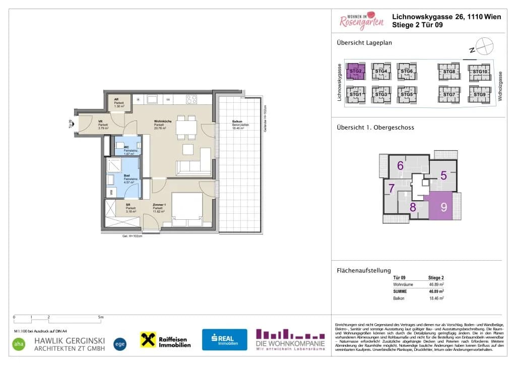 Immobilie kaufen in Wien – 46,89 m², € 233.802 – Bild 7 von 8