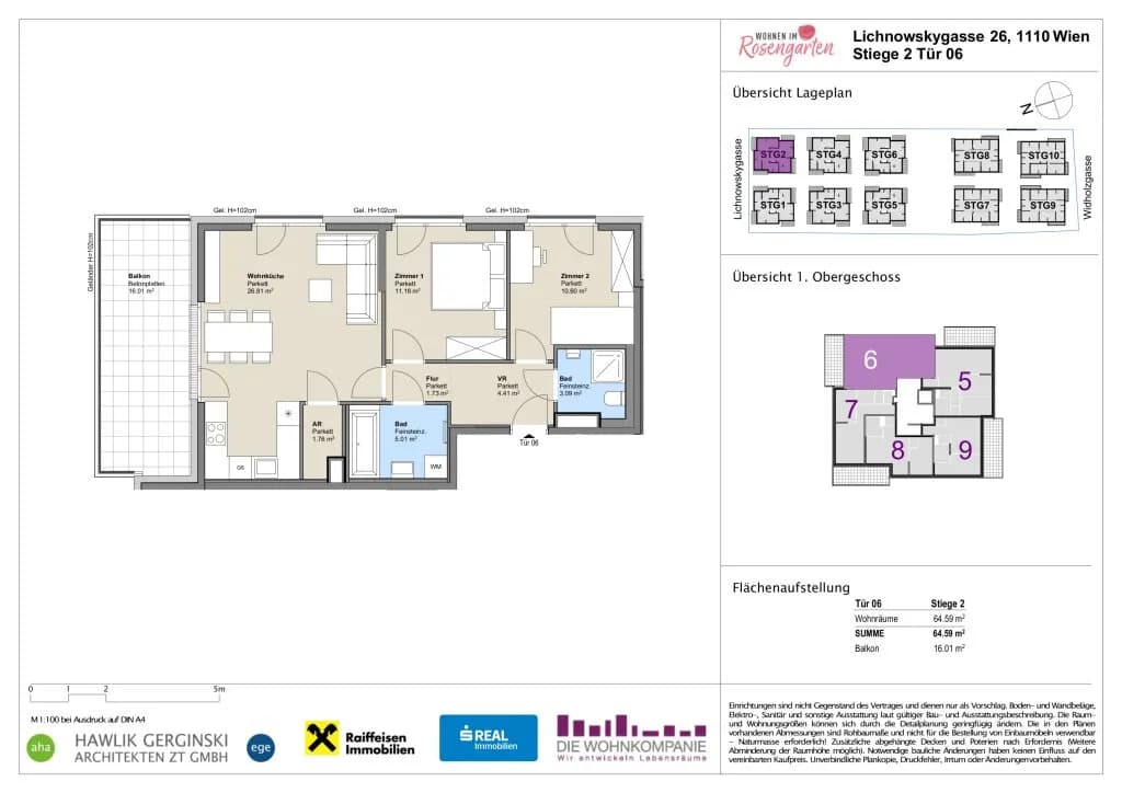 Immobilie kaufen in Wien – 64,73 m², € 295.833 – Bild 7 von 8