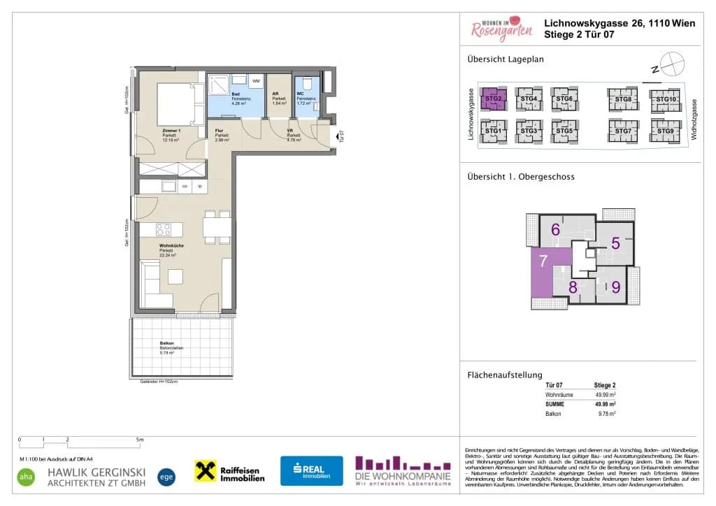 Immobilie kaufen in Wien – 48,93 m², € 219.945 – Bild 7 von 8