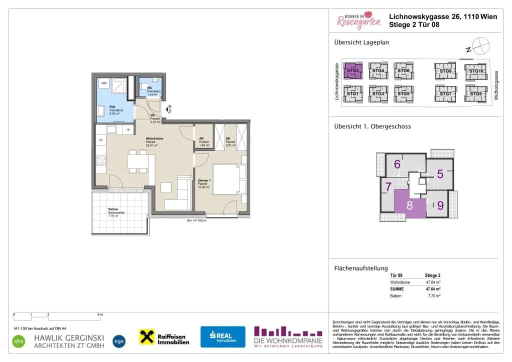 Immobilie kaufen in Wien – 47,64 m², € 227.850 – Bild 7 von 8